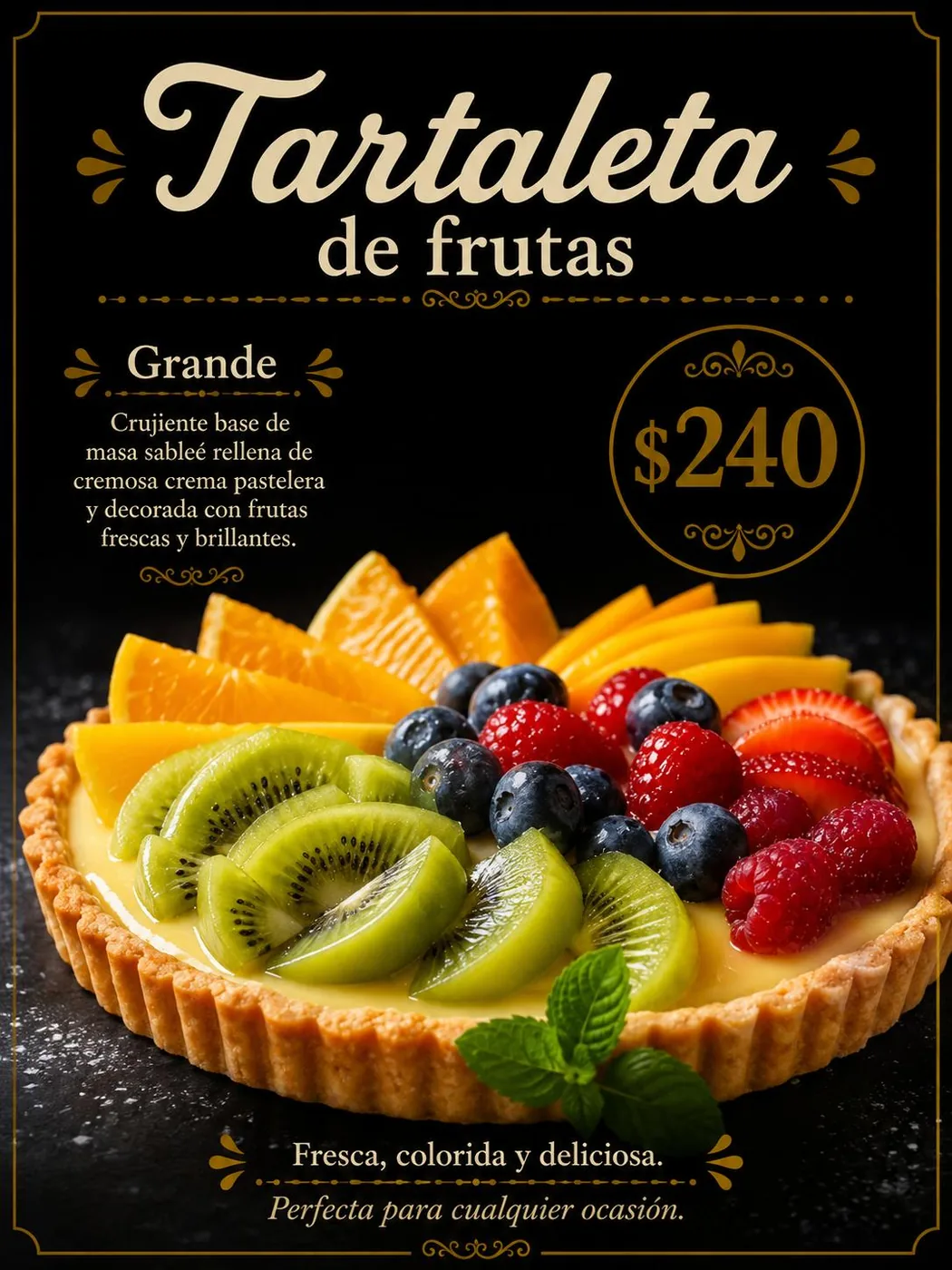 Tartaleta Grande de Frutas